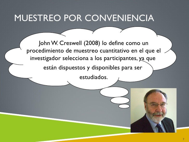 Muestreo por Conveniencia
