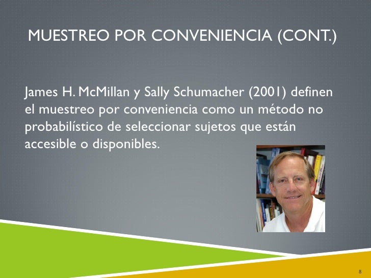 Muestreo por Conveniencia