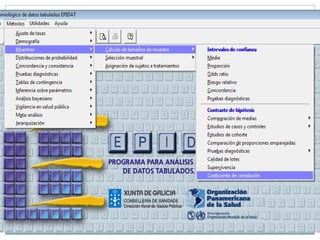 Muestra y muestreo. EPIDAT