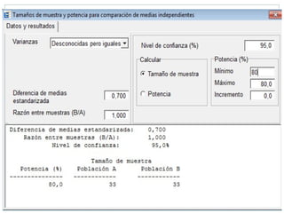 Muestra y muestreo. EPIDAT