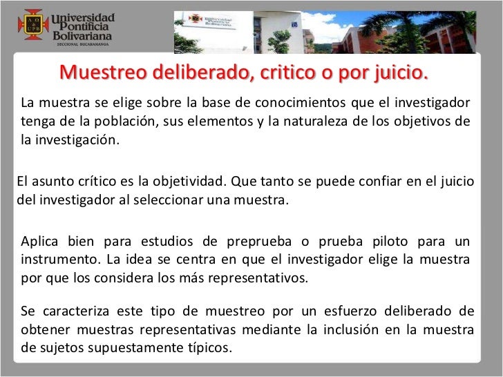 Muestreo no probabilístico