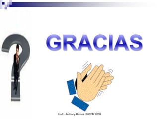 Licdo. Anthony Ramos UNEFM 2009
 