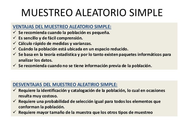 Muestreo Probabilístico y sus Métodos