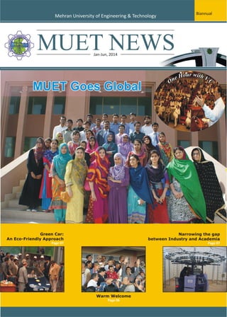Mehran UET Newsletter Jan - Jun 2014