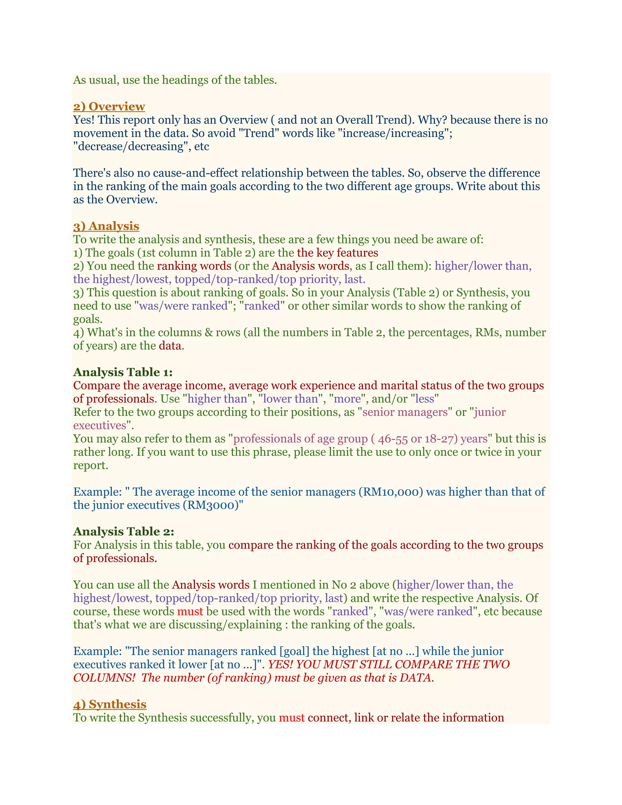 The Example of Muet report writing | PDF