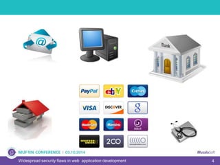 4Widespread security flaws in web application development
 