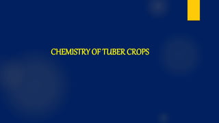 CHEMISTRY OF TUBER CROPS
 