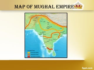 Map of Mughal Empire
 