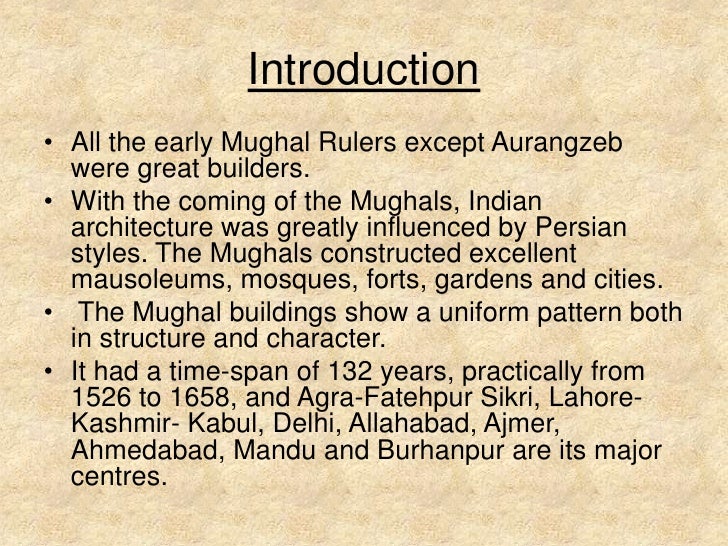 mughal architecture