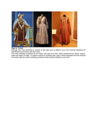 Mughal costume