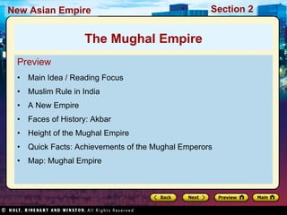 [object Object],[object Object],[object Object],[object Object],[object Object],[object Object],[object Object],[object Object],The Mughal Empire 