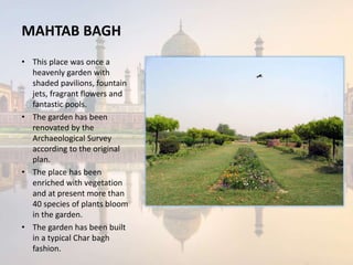 Mughal gardens architecture | PPTX