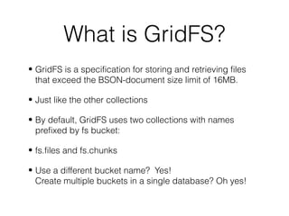 Resumable File Upload API using GridFS and TUS | PPT