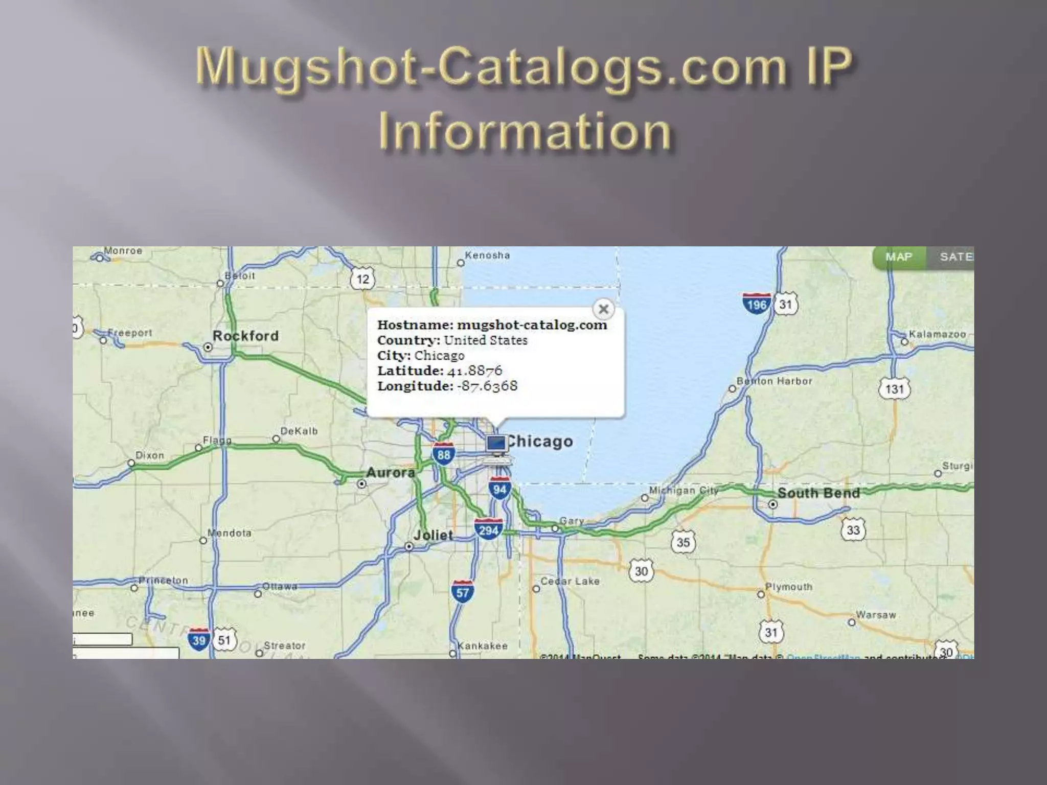 Mugshot Catalog Review PPT