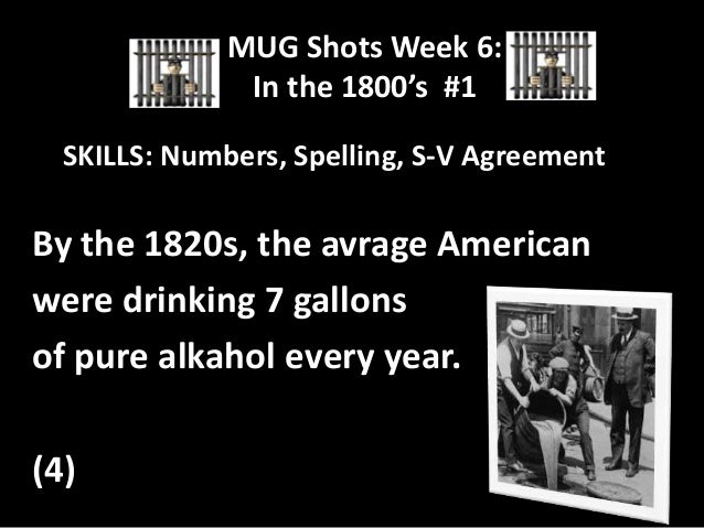 Mug Shots Week 6 To 10