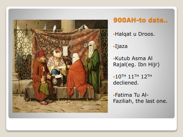 Female Hadith Transmitters PPT Female Hadith Transmitters PPT