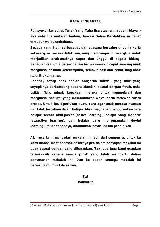 MAKALAH DIFUSI DAM INOVASI PENDIDIKAN