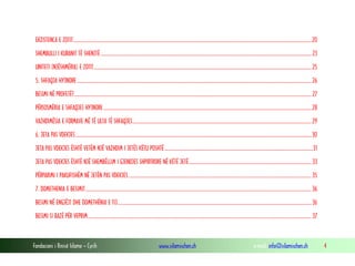 EKZISTENCA E ZOTIT......................................................................................................................................................................................................20
SHEMBULLI I KURANIT TË SHENJTË ............................................................................................................................................................................... 23
UNITETI (NJËSHMËRIA) E ZOTIT.....................................................................................................................................................................................25
5. SHFAQJA HYJNORE ...................................................................................................................................................................................................26
BESIMI NË PROFETËT ..................................................................................................................................................................................................... 27
PËRSOSMËRIA E SHFAQJES HYJNORE .............................................................................................................................................................................28
VAZHDIMËSIA E FORMAVE MË TË ULTA TË SHFAQJES.....................................................................................................................................................29
6. JETA PAS VDEKJES ....................................................................................................................................................................................................30
JETA PAS VDEKJES ËSHTË VETËM NJË VAZHDIM I JETËS KËTU POSHTË ...........................................................................................................................31
JETA PAS VDEKJES ËSHTË NJË SHEMBËLLIM I GJENDJES SHPIRTRORE NË KËTË JETË...................................................................................................... 33
PËRPARIMI I PAKUFISHËM NË JETËN PAS VDEKJES ........................................................................................................................................................ 35
7. DOMETHENIA E BESIMIT............................................................................................................................................................................................ 36
BESIMI NË ENGJËJT DHE DOMETHËNIA E TIJ................................................................................................................................................................. 36
BESIMI SI BAZË PËR VEPRIM.......................................................................................................................................................................................... 37

Fondacioni i Rinisë Islame — Cyrih

www.islamischen.ch

e-mail: info@islamischen.ch

4

 