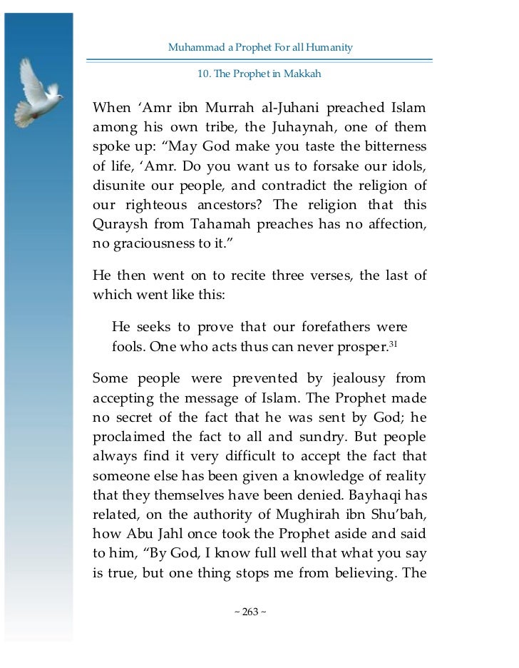 Muhammad : A Prophet For All Humanity slideshare