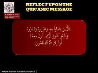 All Rights Reserved© Zhulkeflee Hj Ismail (2013)
IN THE NAME OF ALLAH,IN THE NAME OF ALLAH,
MOST COMPASSIONATE,MOST COMPASSIONATE,
MOST MERCIFUL.MOST MERCIFUL.
 