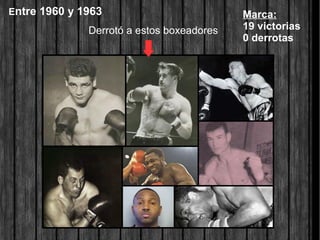 Entre 1960 y 1963 Marca:
19 victorias
0 derrotas
Derrotó a estos boxeadores
 