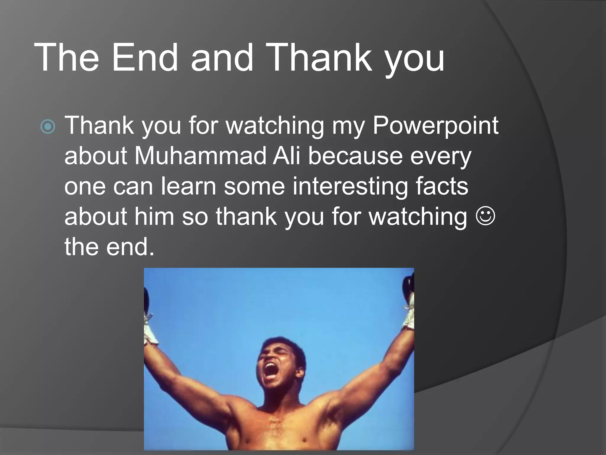 Muhammad ali | PPTX