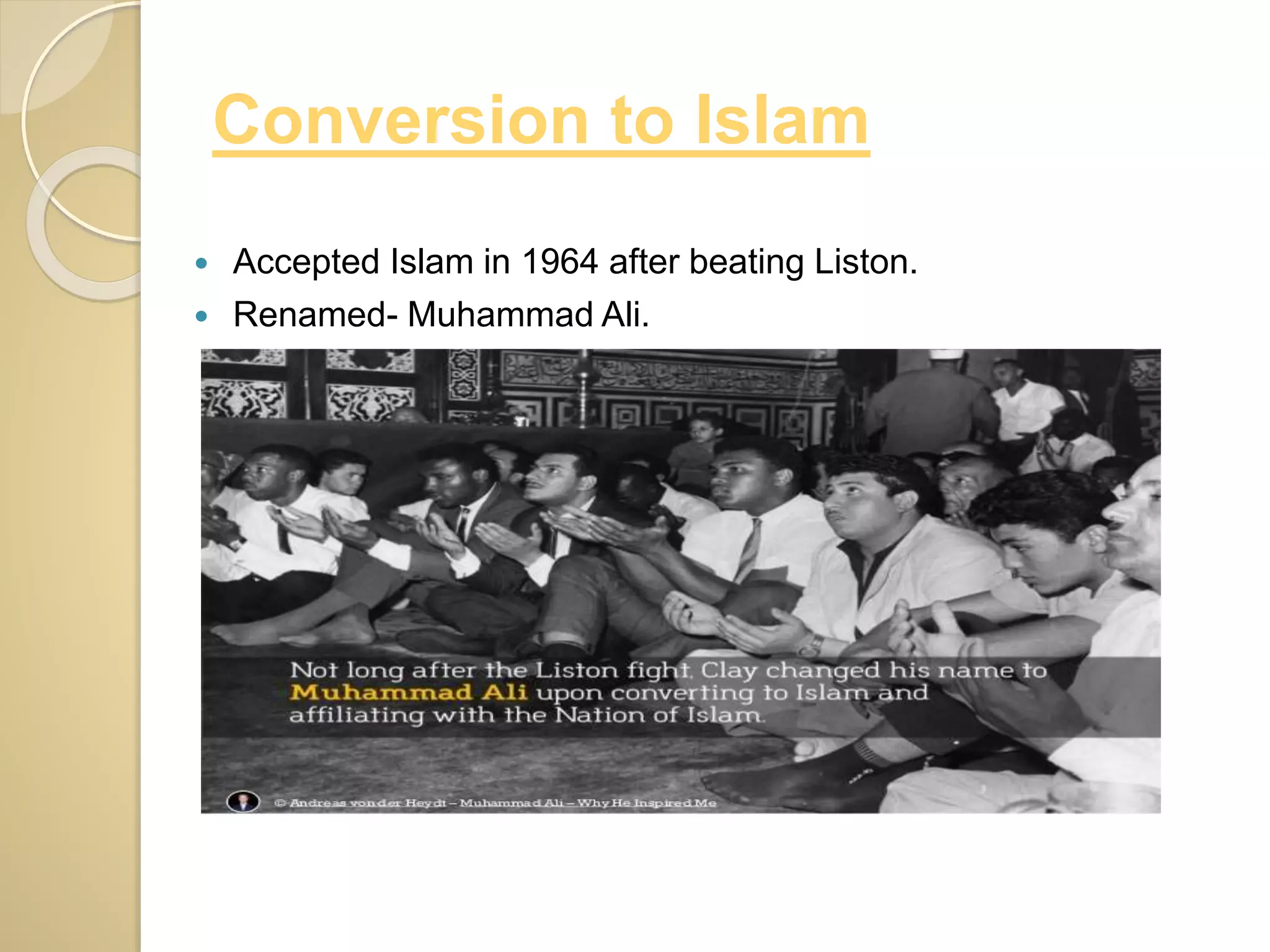 Muhammad ali presentation | PPTX