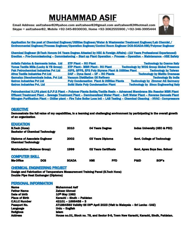 Best Textile Engineering Cv June 2021