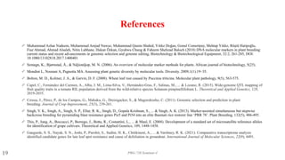 Molecular Marker Assisted Breeding in Plants | PPTX