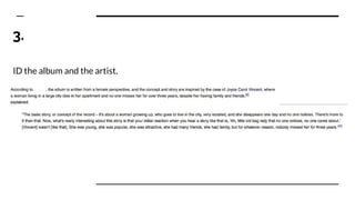 3.
ID the album and the artist.
 