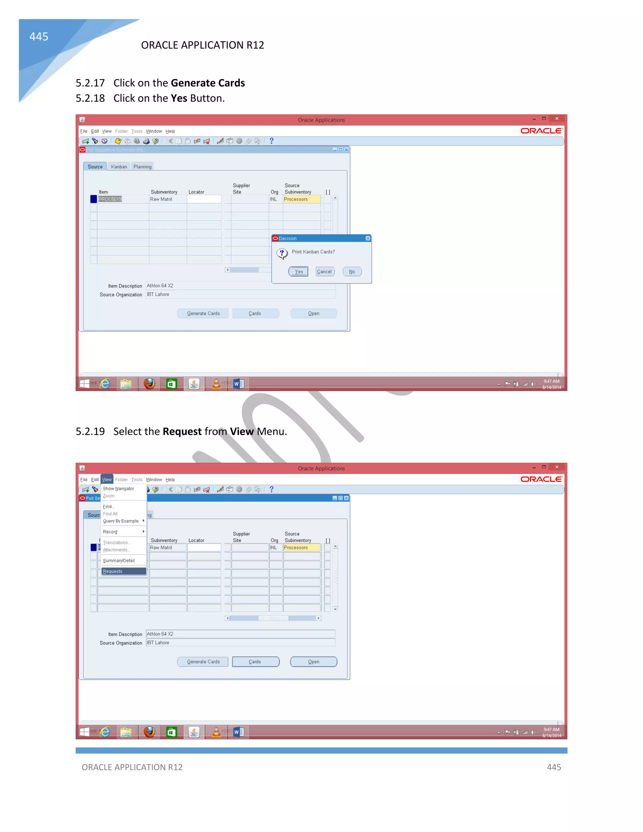 Oracle Rmc Library Control Oracle Inventory Complete Implementation Setups. | PDF