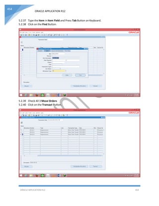 Oracle Inventory Complete Implementation Setups. | PDF