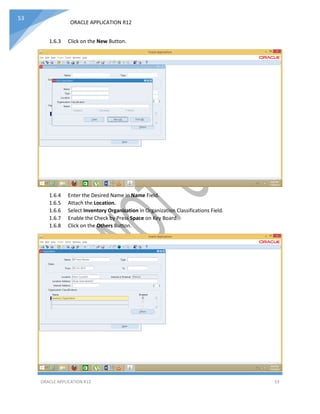 Oracle Inventory Complete Implementation Setups. | PDF