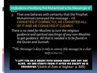 Musaddiq Rasool Muhammad rasool allah | PPSX