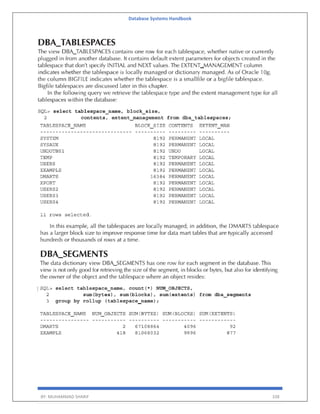 Database Systems Handbook
BY: MUHAMMAD SHARIF 338
 