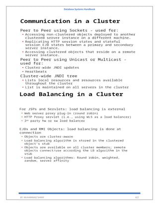 Database Systems Handbook
BY: MUHAMMAD SHARIF 422
 