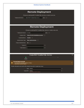 Database Systems Handbook
BY: MUHAMMAD SHARIF 397
 