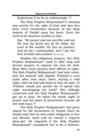 Perfect Muhammad Muhammad (peae be upon him)The Perfect Man | PDF
