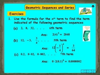 Arithmetic vs Geometric Series and Sequence | PPTX