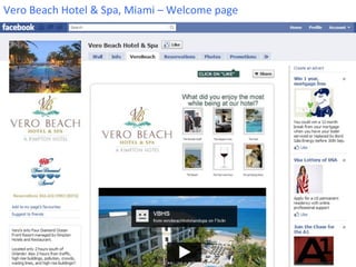 Vero Beach Hotel & Spa, Miami – Welcome page
 