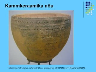 Kammkeraamika nõu




 http://www.histrodamus.ee/?event=Show_event&event_id=2370&layer=146&lang=est#2370
 