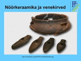 Nöörkeraamika ja venekirved




       http://et.wikipedia.org/wiki/Pilt:CordWareBoatAxe.jpg
 