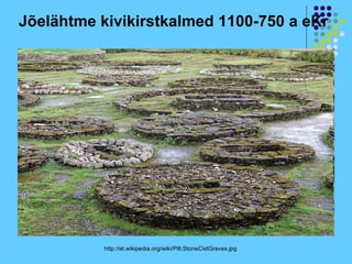 Jõelähtme kivikirstkalmed 1100-750 a eKr




           http://et.wikipedia.org/wiki/Pilt:StoneCistGraves.jpg
 