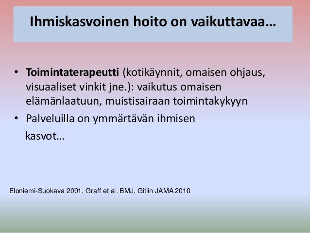 Toimintakyvyn tukeminen kotihoidossa