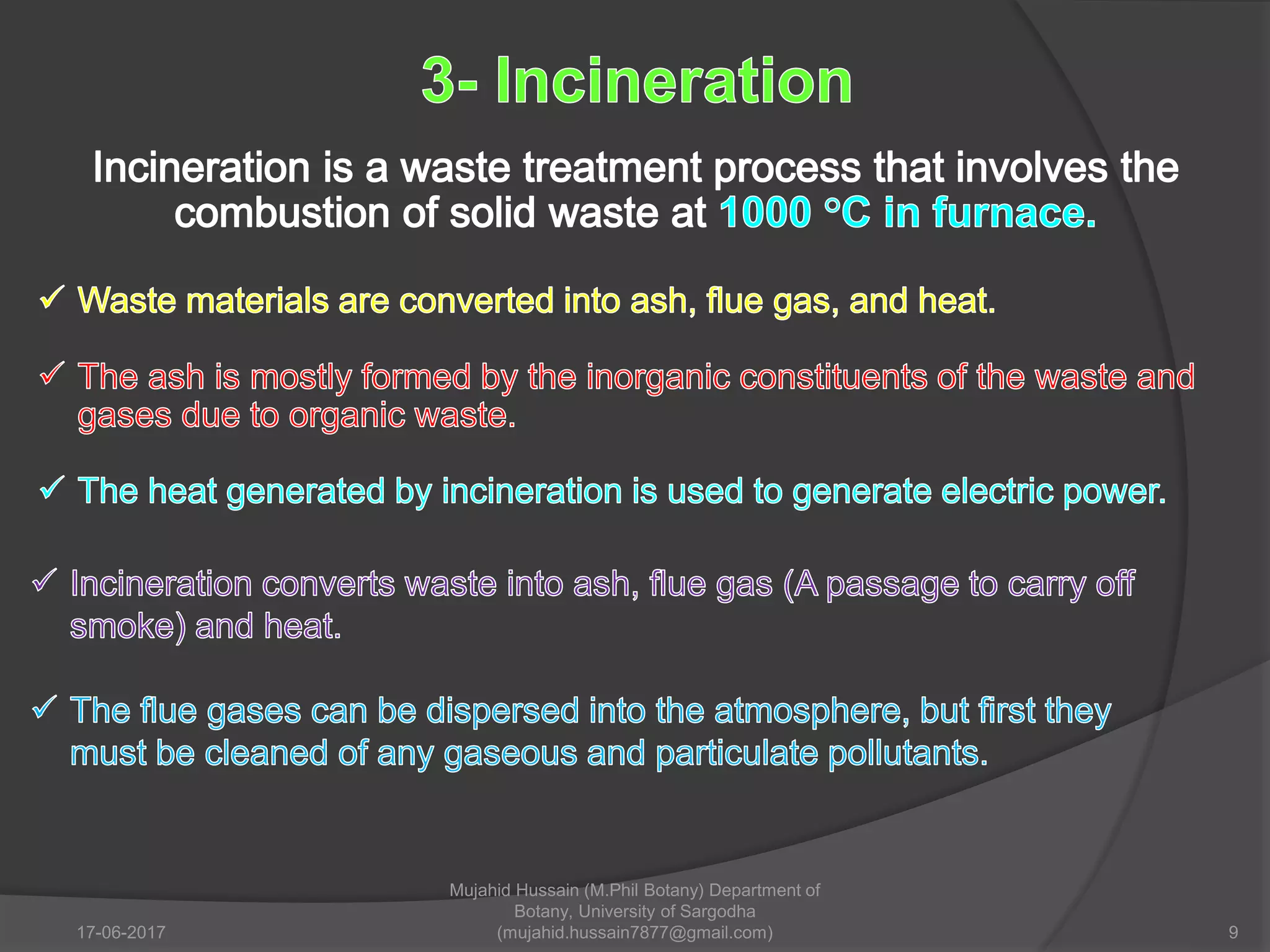 17-06-2017 9
Mujahid Hussain (M.Phil Botany) Department of
Botany, University of Sargodha
(mujahid.hussain7877@gmail.com)
 