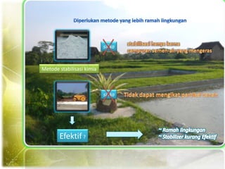 silika


Metode stabilisasi kimia



                           silika




       Efektif ?
 