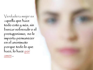 Mujer de verdad