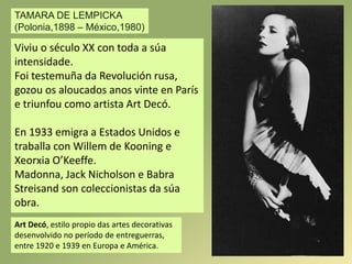 Obra de acabado perfecto que dá a impresión de ser concibida como obra publicitaria, marcada polo cine, cunencadremoi curto.Autorretrato no Bugatti Verde