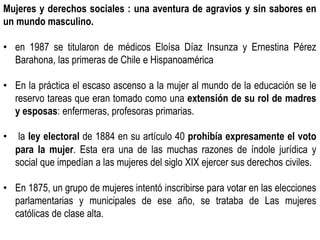 Mujeres en el siglo xix | PPTX