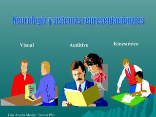 Visual Auditivo Kinestésico
Luis Arocha Mariño. Trainer PNL
 